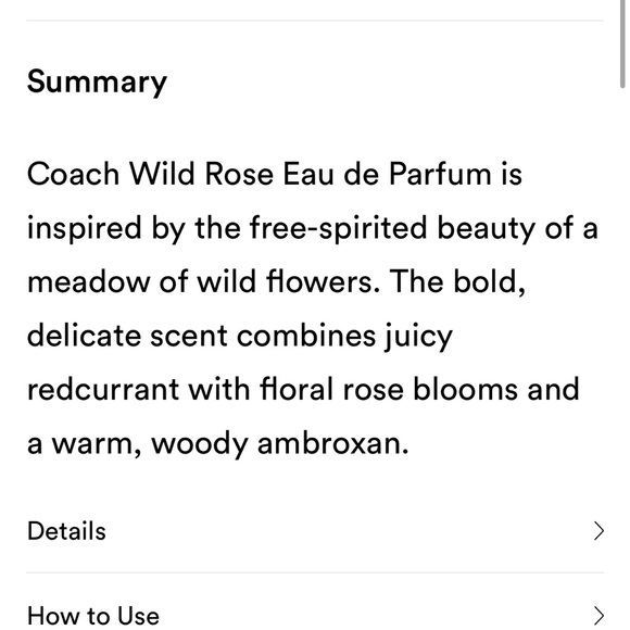 Coach Wild Rose car freshie - Picture 2 of 2